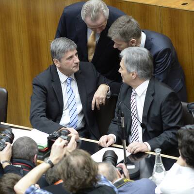 Erster Nationalrat der neuen Bundesregierung