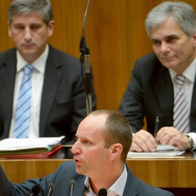 Erster Nationalrat der neuen Bundesregierung