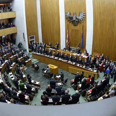Erster Nationalrat der neuen Bundesregierung