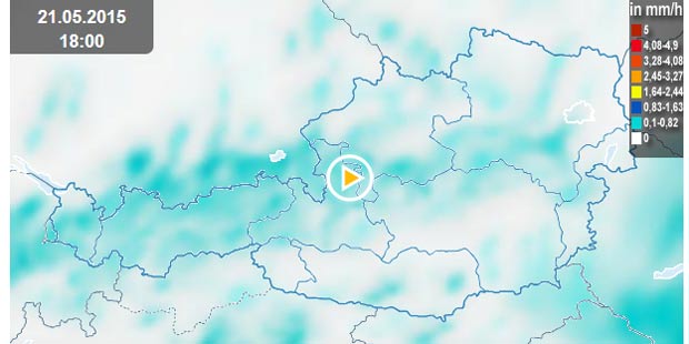 Unwetter-Warnung für das lange Wochenende