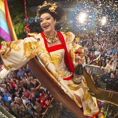 Rund eine Million Menschen am New Yorker Times Square