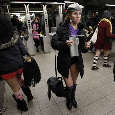No Pants Subway Ride in New York