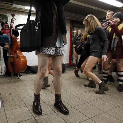 No Pants Subway Ride in New York