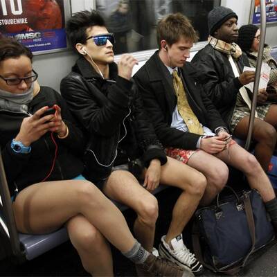 No Pants Subway Ride in New York