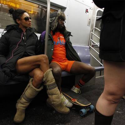 No Pants Subway Ride in New York