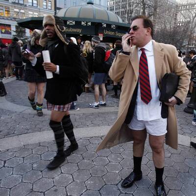 No Pants Subway Ride in New York