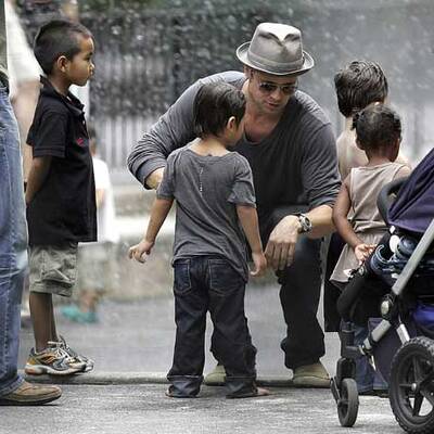 Brad Pitt ist ein vorbildlicher Dad.