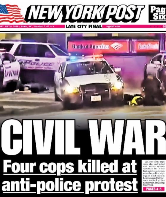 Erste US-Zeitung schreibt von Bürgerkrieg