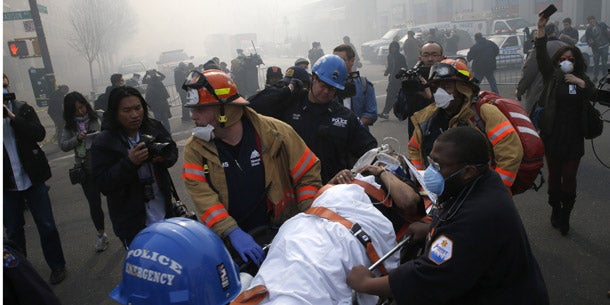 New York: Explosion - Häuser stürzten ein