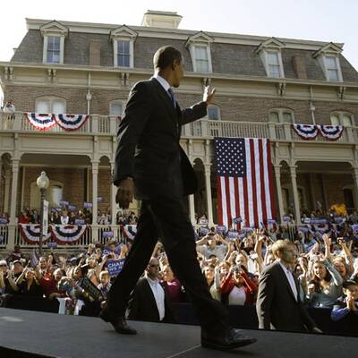 Bilder seiner Wahlkampf-Tour