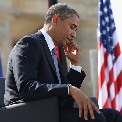 Obamas Auftritt vor dem Brandenburger Tor 