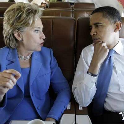 Erster gemeinsamer Auftritt von Obama und Clinton