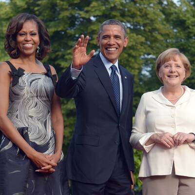 Obamas Auftritt vor dem Brandenburger Tor 