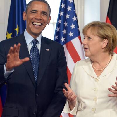Obamas Auftritt vor dem Brandenburger Tor 