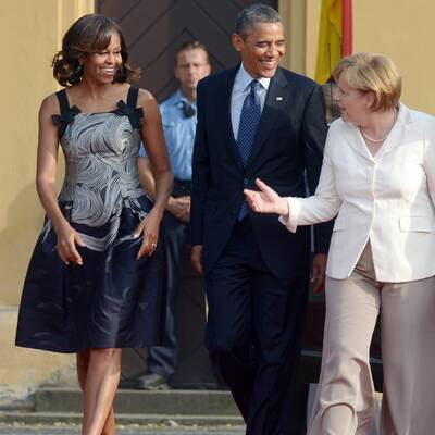 Obamas Auftritt vor dem Brandenburger Tor 