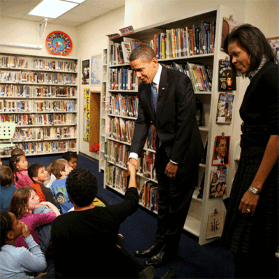 Eine Schulstunde mit Barack Obama