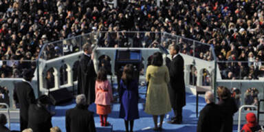 Bis zu 2 Millionen verfolgten Amtsantritt Obamas