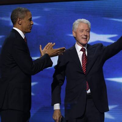 Bill Clinton kämpft für Obama
