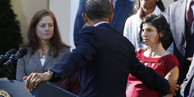 Hier rettet Obama eine Schwangere
