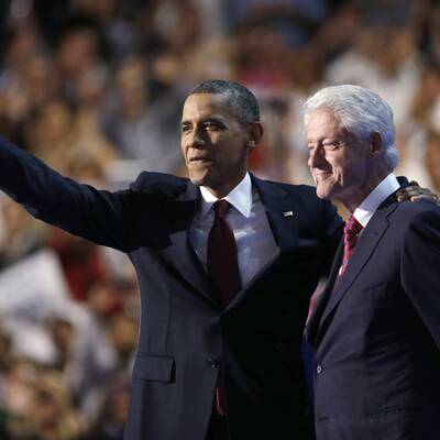 Bill Clinton kämpft für Obama