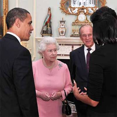 Barack Obama trifft die Queen
