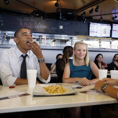 Obama liebt Fast Food