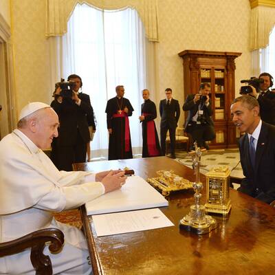 Obama trifft Papst Franziskus