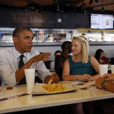 Obama liebt Fast Food