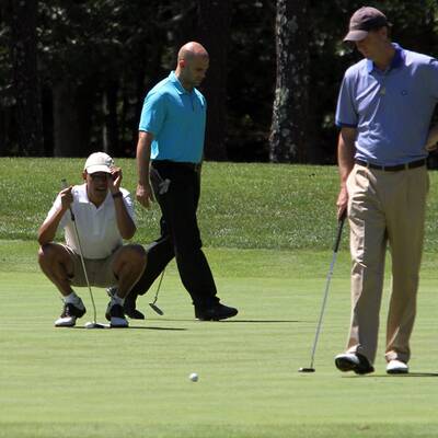 Hier entspannt sich Barack Obama