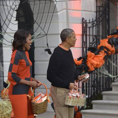 Obama: Halloween-Zuckerl für die Kids