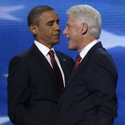 Bill Clinton kämpft für Obama