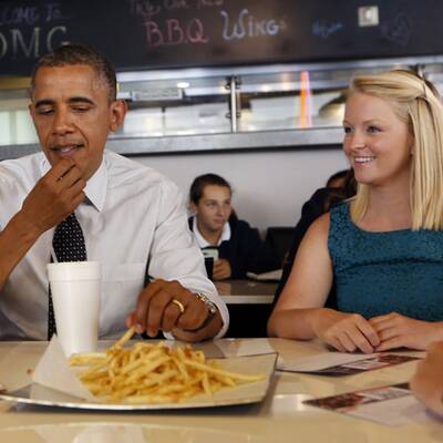 Obama liebt Fast Food