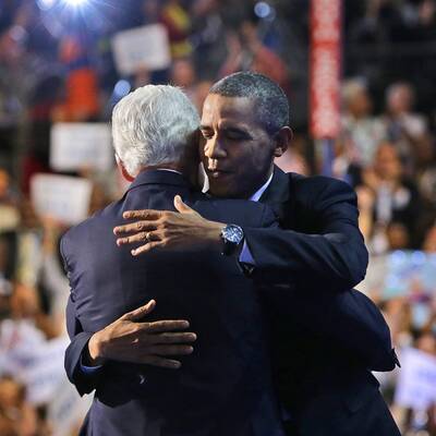 Bill Clinton kämpft für Obama