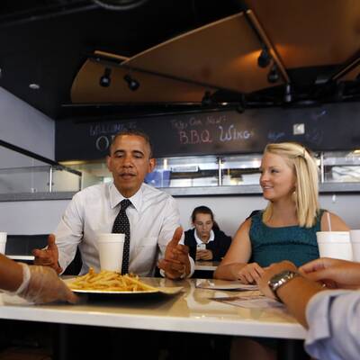 Obama liebt Fast Food