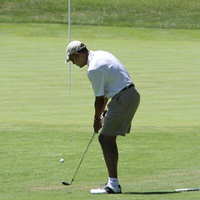 Hier entspannt sich Barack Obama