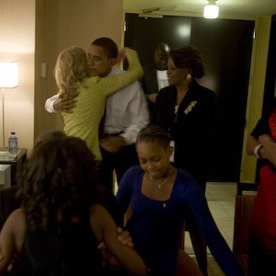 So erlebte Obama die Wahl-Nacht