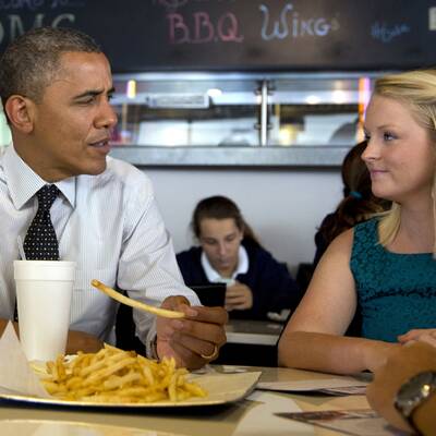Obama liebt Fast Food