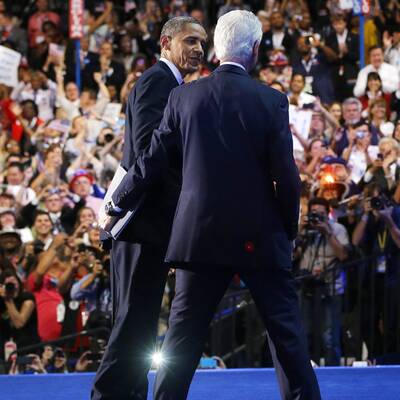 Bill Clinton kämpft für Obama