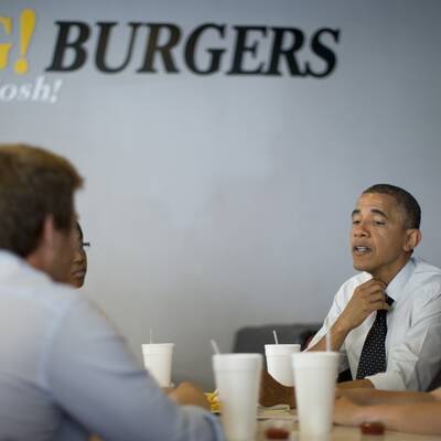 Obama liebt Fast Food