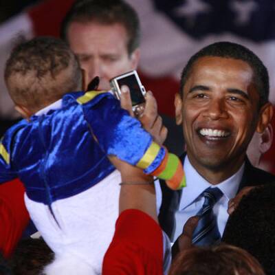 Bilder seiner Wahlkampf-Tour