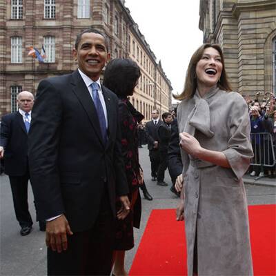 Sarkozy empfängt Obama