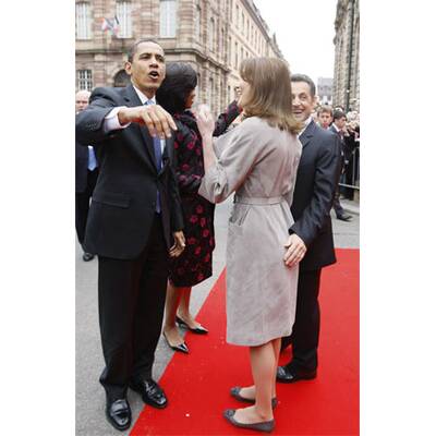 Sarkozy empfängt Obama