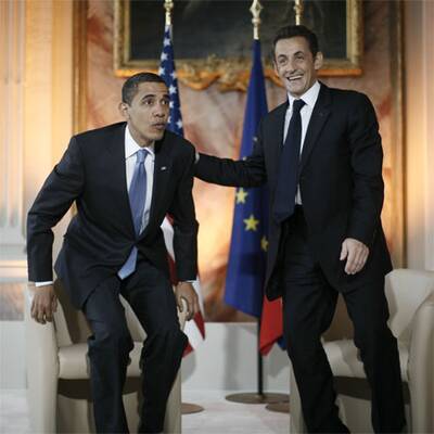 Sarkozy empfängt Obama