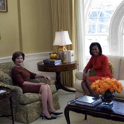 Bush empfängt Obama im Weißen Haus