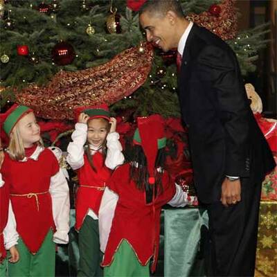 Hier feiern die Obamas Weihnachten