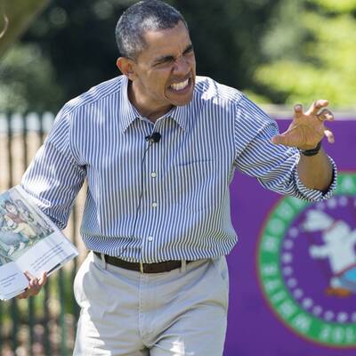 US-Präsident mimte zu Ostern das Monster