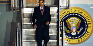 Obama flog erstmals mit der Air Force One