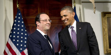 Obama, Hollande