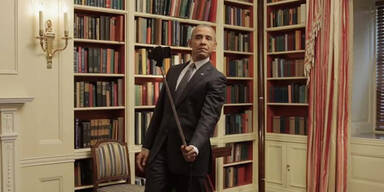 Obama begeistert mit Selfie-Stick