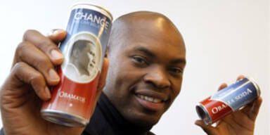 Geschäftsmann präsentiert 